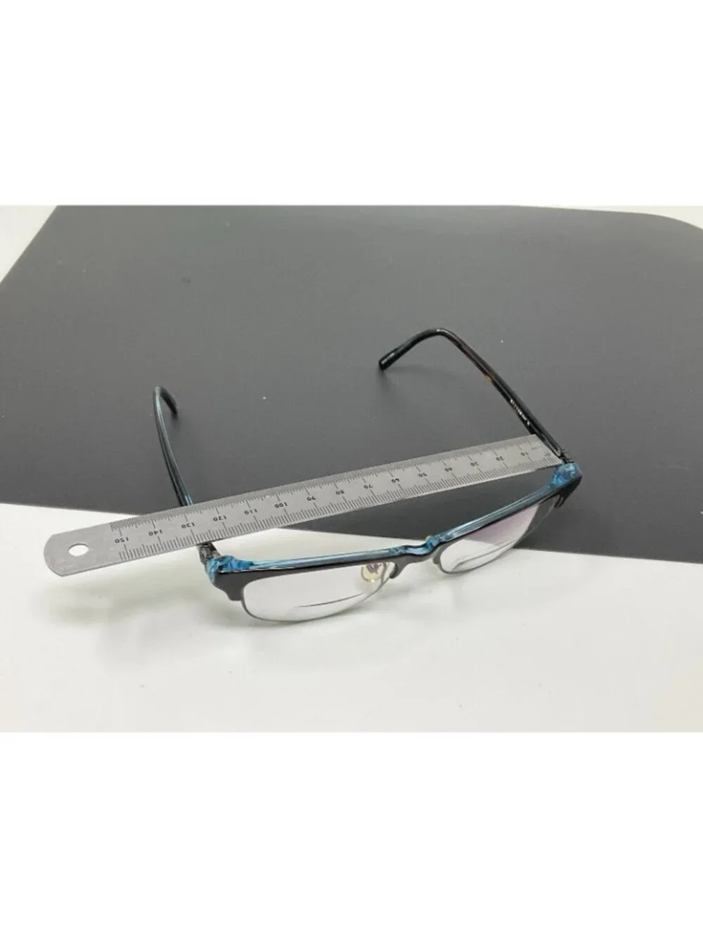 Helium Eyeglasses Womens Tortoise Blue 4246 Cat Eye Frames 51-16-135
